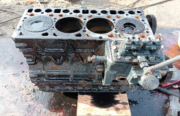 Heavy equipment maintenance